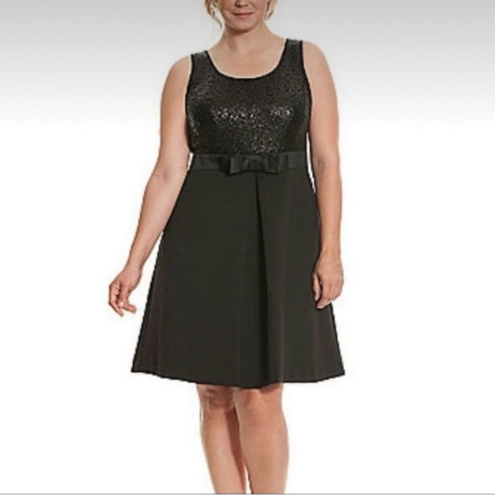 Isabel Toledo for Lane Bryant Cocktail Dress Gala Homecoming NYE Sequins Pockets
